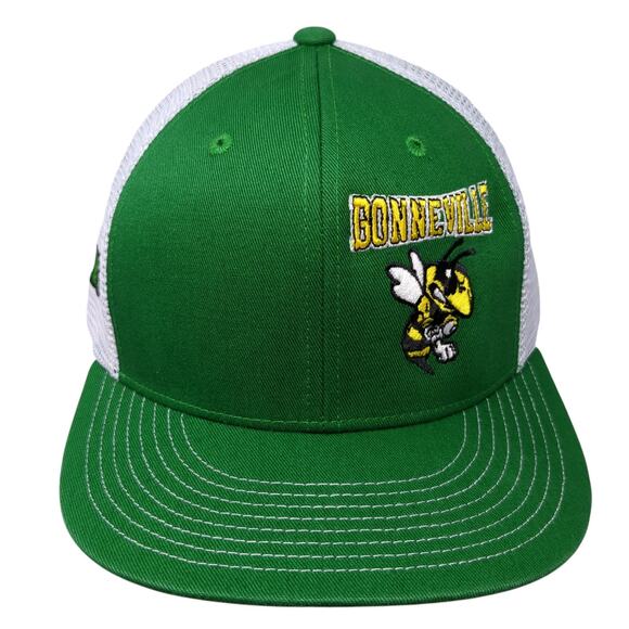 Gonneville Snapback Mesh Back Trucker Hat Green One Size Champro - Picture 1 of 9